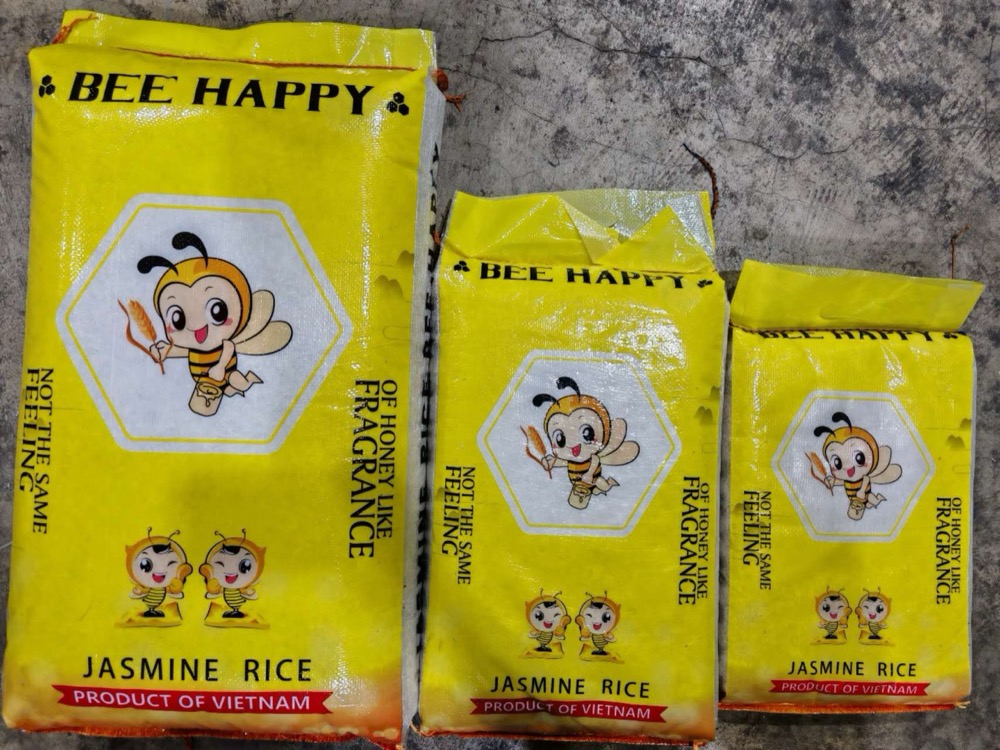BEE HAPPY JASMINE rice bag