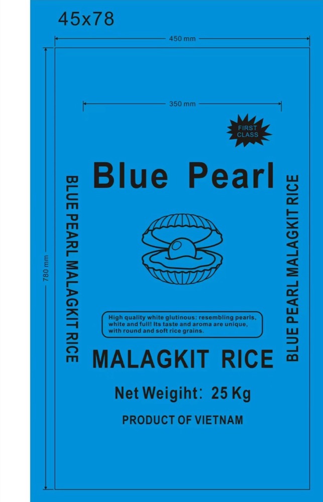 BLUE PEARL rice bag